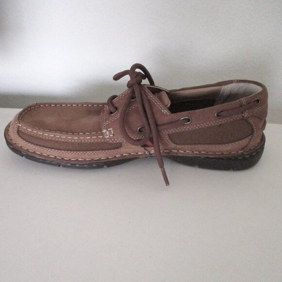 Clarks XTR Lite Mens Tan Nubuck Lace-up Active Casual Loafer NWOB - Size 7M - Picture 5 of 9